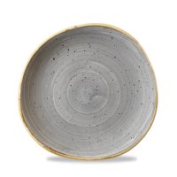 Stonecast Peppercorn Grey Organic Round Plate